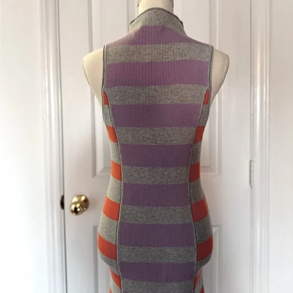“DAILY PRACTICE” Anthropologie Striped Sleeveless Knit Sweater Dress - Picture 10 of 13